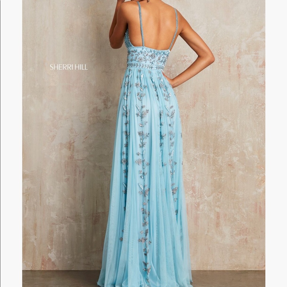 light blue prom dress - Picture 3 of 4